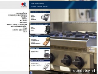 Zrzut ekranu strony www.jggastro.pl