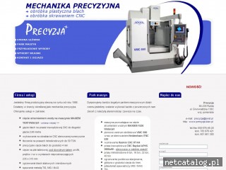 Zrzut ekranu strony www.precyzja.combiz.pl