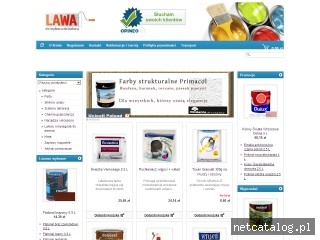 Zrzut ekranu strony www.sklep-lawa.pl