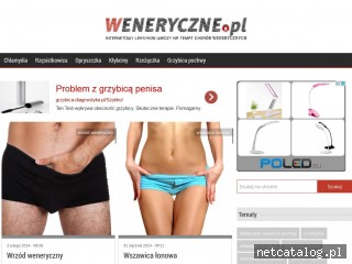 Zrzut ekranu strony weneryczne.pl