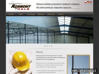 Zrzut ekranu strony www.rosmont.pl