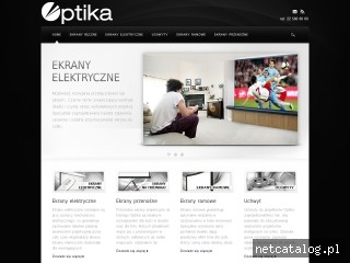 Zrzut ekranu strony optika.com.pl