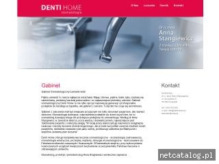 Zrzut ekranu strony www.dentihome.pl