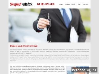 Zrzut ekranu strony www.autoskupgdansk.pl