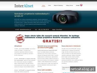 Zrzut ekranu strony www.interalnet.pl
