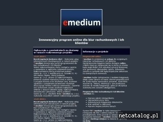 Zrzut ekranu strony emedium.com.pl