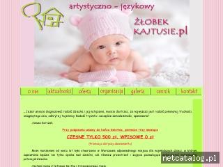 Zrzut ekranu strony www.kajtusie.pl