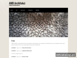 Zrzut ekranu strony ambarchitekci.pl