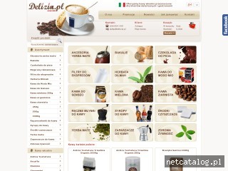 Zrzut ekranu strony www.delizia.pl