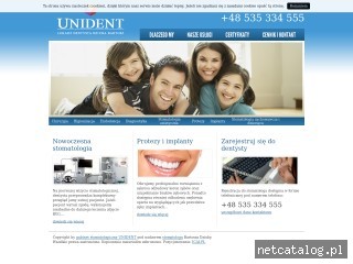 Zrzut ekranu strony www.dentystamielec.com.pl