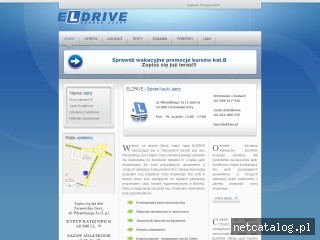 Zrzut ekranu strony www.eldrive.pl