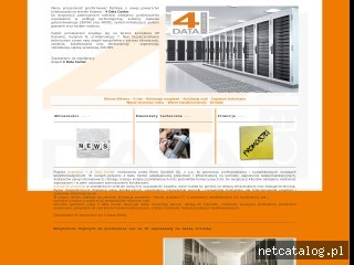 Zrzut ekranu strony www.4datacenter.com