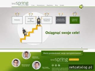 Zrzut ekranu strony testspring.pl