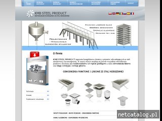 Zrzut ekranu strony kmb-steelproduct.eu
