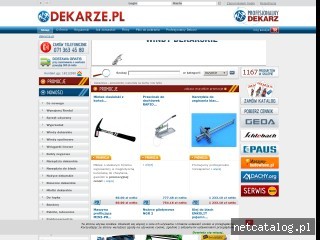Zrzut ekranu strony www.dekarze.pl