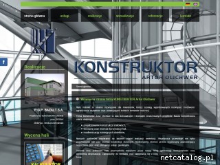 Zrzut ekranu strony www.konstruktor.info.pl
