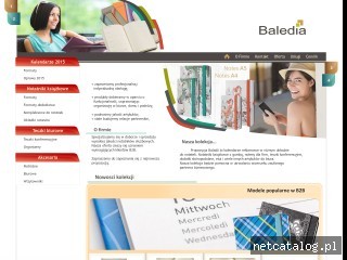 Zrzut ekranu strony www.baledia.pl