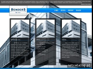 Zrzut ekranu strony www.benders.pl