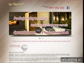 Zrzut ekranu strony www.wanny-z-hydromasazem.com.pl