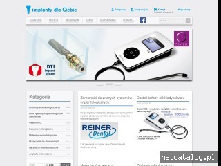 Zrzut ekranu strony www.implant4u.pl