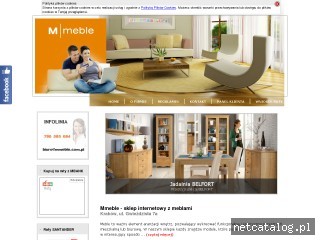 Zrzut ekranu strony www.mmeble.com.pl