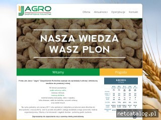 Zrzut ekranu strony www.zrjagro.pl