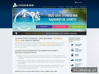 Zrzut ekranu strony www.zakupy-online-lyoness.pl