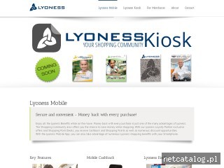 Zrzut ekranu strony www.lyoness-mobile.com