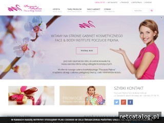 Zrzut ekranu strony www.poczuciepiekna.pl