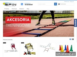 Zrzut ekranu strony spin-sport.pl