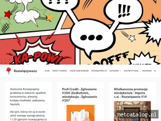 Zrzut ekranu strony rozwiazywacz.pl