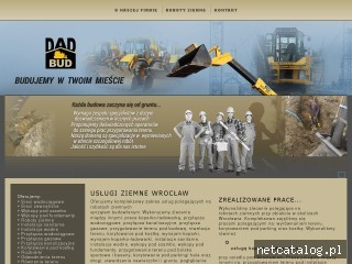 Zrzut ekranu strony www.dadbud.pl