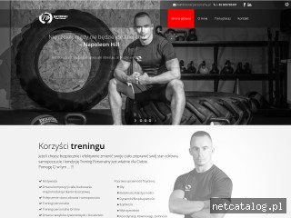 Zrzut ekranu strony ibtrenerpersonalny.pl