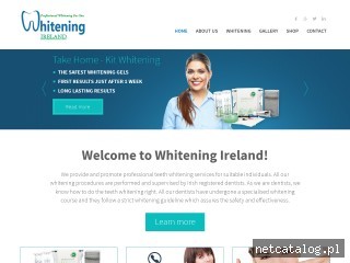 Zrzut ekranu strony whiteningireland.ie