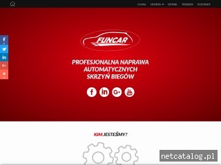 Zrzut ekranu strony www.funcar.com.pl