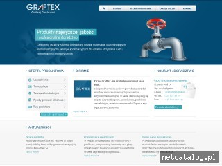 Zrzut ekranu strony www.graftex.eu