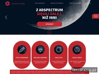 Zrzut ekranu strony www.adspectrum.pl