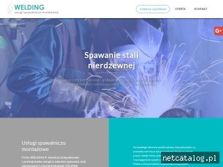 Zrzut ekranu strony welding-uslugispawalnicze.pl