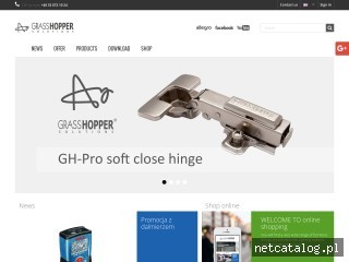Zrzut ekranu strony grass-hopper.pl