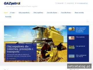 Zrzut ekranu strony gazpetrol.pl