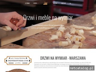 Zrzut ekranu strony www.drzwinawymiar.com