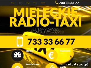 Zrzut ekranu strony www.taxi-mielec.com.pl