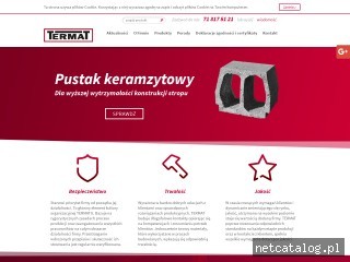 Zrzut ekranu strony www.termat.pl