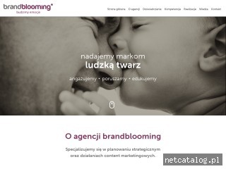 Zrzut ekranu strony brandblooming.pl