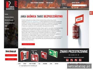Zrzut ekranu strony jakagasnica.pl