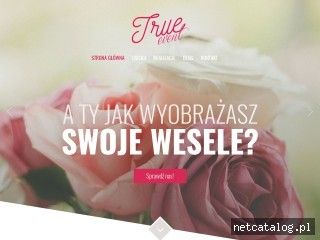 Zrzut ekranu strony true-event.pl