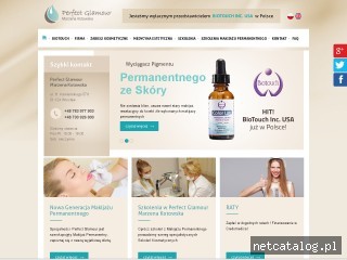 Zrzut ekranu strony www.perfect-glamour.pl