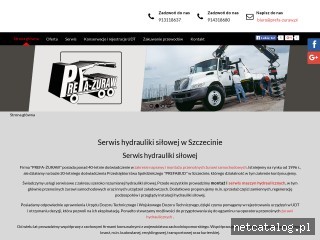 Zrzut ekranu strony prefa-zuraw.pl