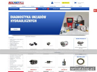 Zrzut ekranu strony www.rolmetplus.pl