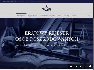 Zrzut ekranu strony krop.org.pl